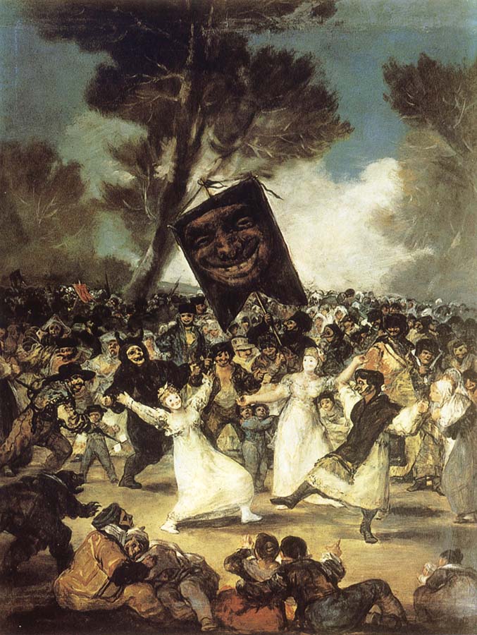 Francisco Goya The Funeral of the sardine